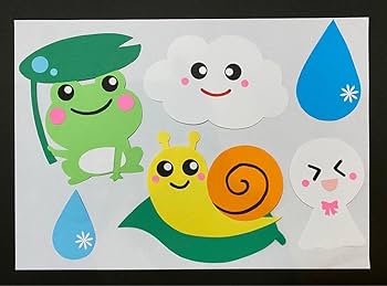 Amazon.co.jp: 梅雨 壁面飾り 夏 飾り 壁面制作 : おもちゃ